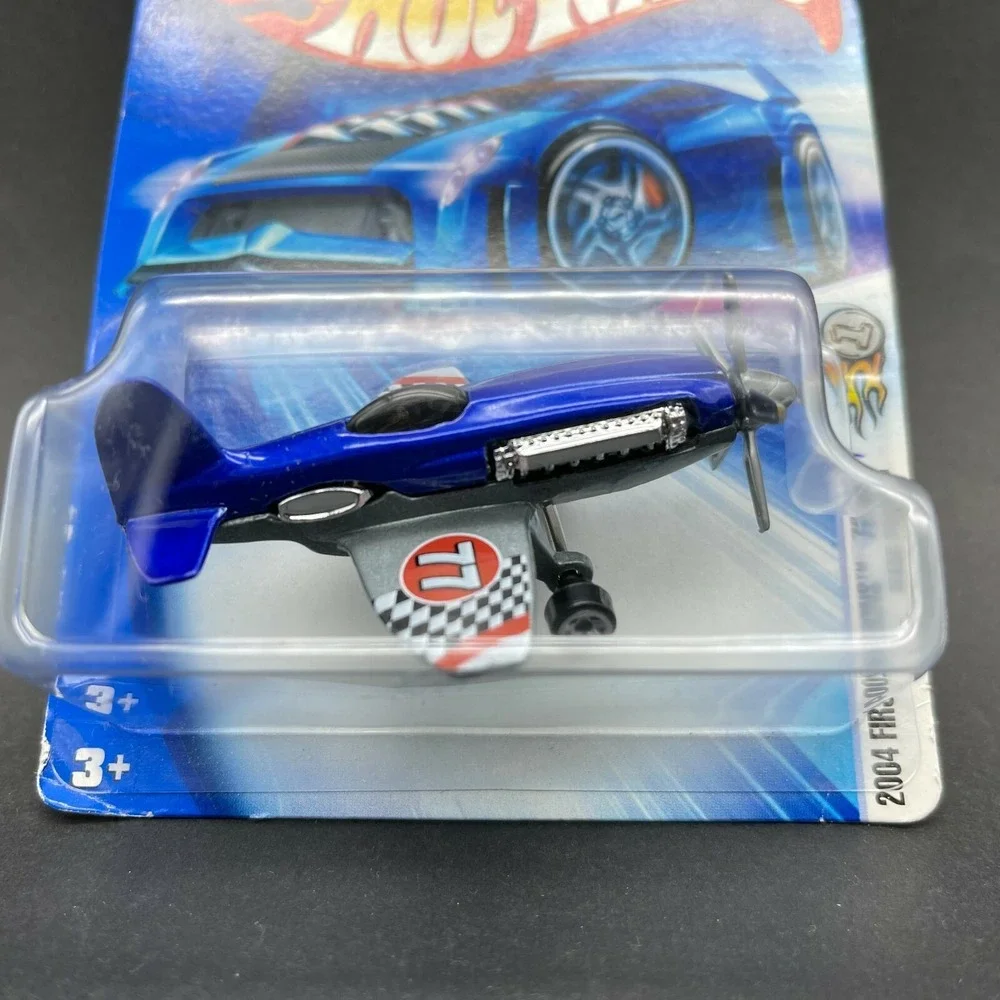 Hot Wheels 2004 First Editions Madd‎ Propz Airplane Blue Diecast 1/64 Scale #076